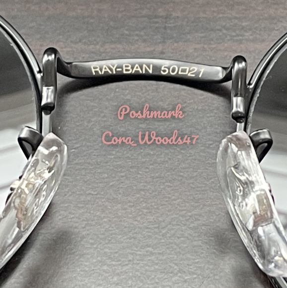 RayBan Round Metal Black Lenses RB3447 Black Frame Unisex New - Picture 7 of 15